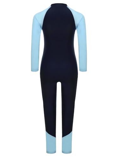 Kids Unisex One Piece Rash Guard Swimsuit Surfing Bathing Suit Long Sleeve Swimwear Jumpsuit2