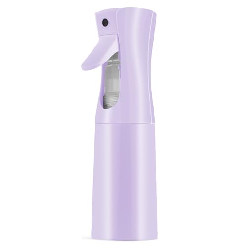 Botella Pulverizador Agua Peluqueria, 200ml Bote Spray Pulverizador Reutilizable, Botella de Spray para el Cabello Recargable, para Peinado, Plantas, Mascotas, Limpieza (Morado)