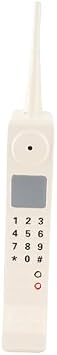 Diydeg Retro Mobile, Old Fashioned Brick Simulation Cell Phone Ornament, Portable Retro Cellphone Model Vintage Classic Cellular Phone for Home, Stage, Party, Decoration White