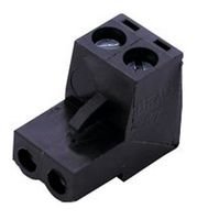 Molex Terminal Block Eurostyle 2-Position 26-12AWG Black Clamp Mount Plastic