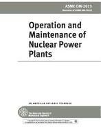 ASME OM-2015 Operation and Maintenance of Nuclear Power Plants