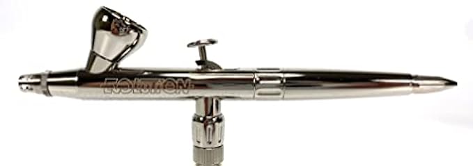 harder & steenbeck EVOLUTION SILVERLINE FPC 2-in-1 spray gun 126103 with cleaning brush set