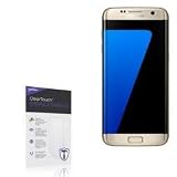 BoxWave Screen Protector Compatible with Samsung Galaxy S7 Edge - ClearTouch ImpactShield (2-Pack), Impenetrable Screen Protector Flexible Film