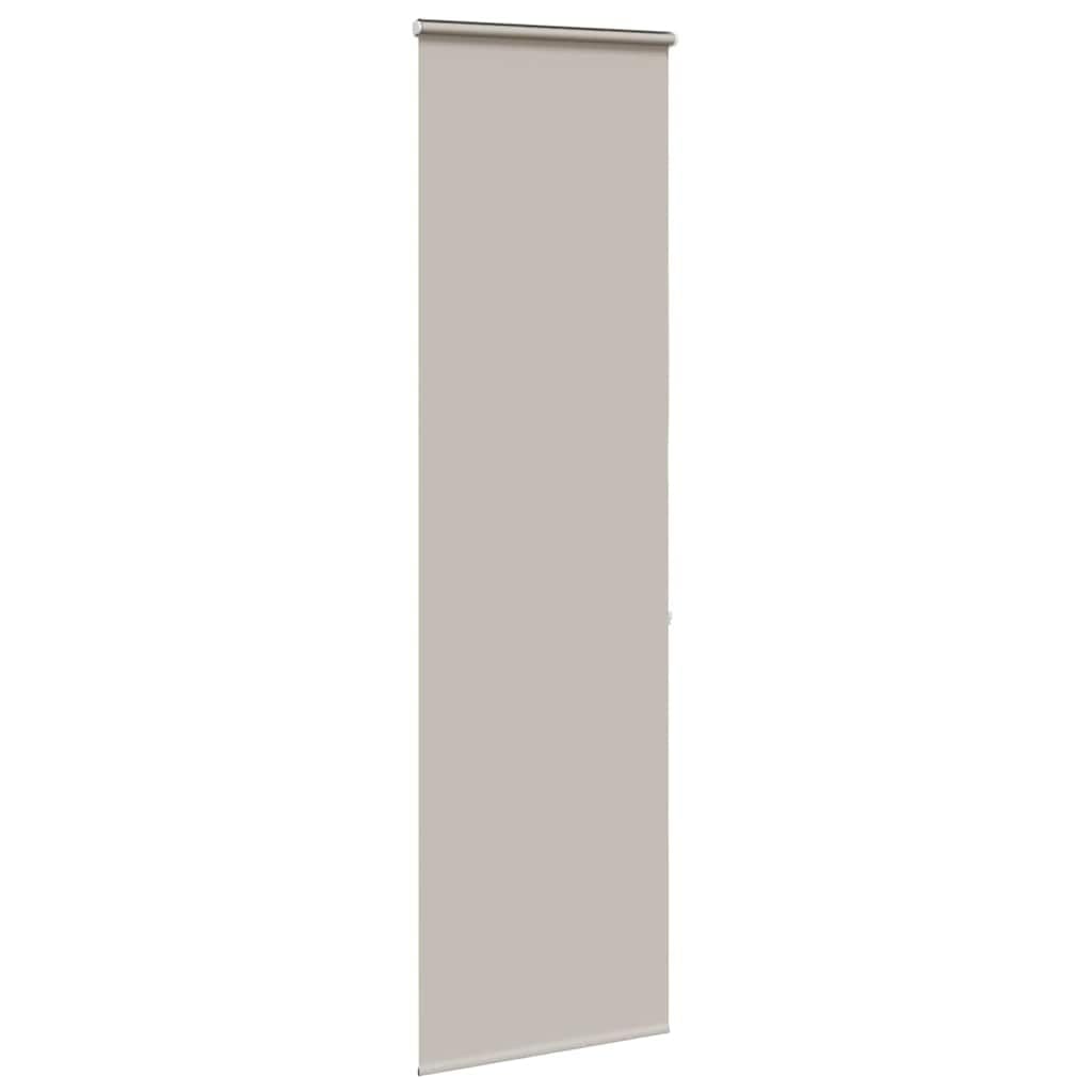 Tenda a rullo per doccia con cassetta, 60 x 240 cm, grigio chiaro, guida in alluminio PEVA, impermeabile, salvaspazio, per bagno, cucina e camera da letto