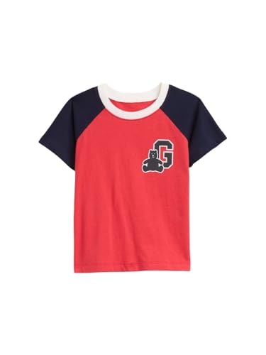 Image of Gap Baby Boys' Short Sleeve Raglan Logo Tee