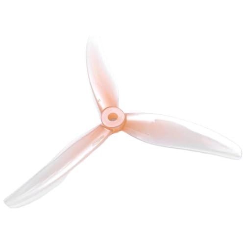 4 PCS 2ペア5133 5。 1x3x3 PC PROPS 3S 3プロペラF3 F3Sフリースタイル3 FPVフリースタイルRCドローンと同様のモデルと互換性(2Pairs Peach Pink)