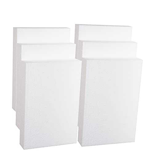 Silverlake 8x12x2 Craft Foam for Styrofoam Block Projects (6-Pack)