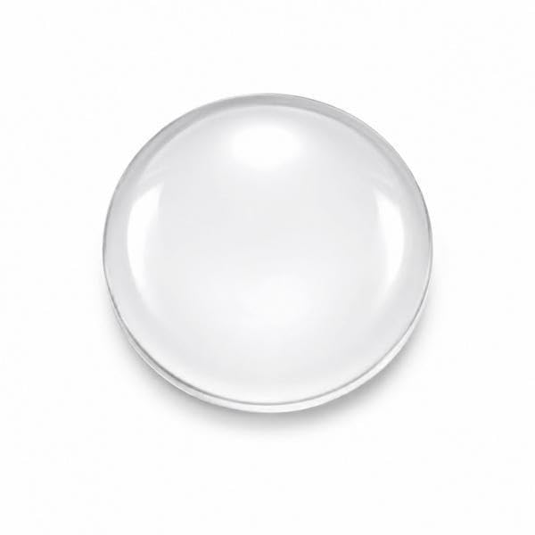SNAPPSY 2xTime Gem Glass Patches Round Flat Crystal Cabochons for DIY Jewelry Making 35mm (5pcs/Pack) Transparent-image-20