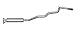 Gibson 619992 Stainless Steel Single Exhaust System
