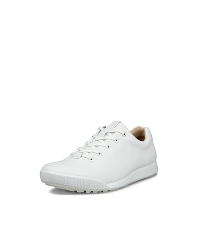 ECCO Men's Street Retro Hybrid Waterproof Golf Shoe, White...
