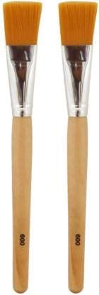 Face Pack and Facial Bleach Brush- Brown, Pack of 2-image-4