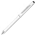 Cross Tech3+ Multifunction Pen with Stylus, Pearl White with Chrome Plated Appointments (AT0090-9)
