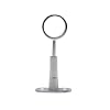 DOJA Barcelona | Supporto per Asta Armadio Rotondo | Ø25mm | 4Pz | Reggitubo Armadio Rotondo per Soffitto | Ganci Appendiabiti Rotondi da Armadio, Barra Appendiabiti, Tenda Doccia, Bastone Tenda