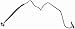 Dorman H621174 Rear Passenger Side Outer Brake Hydraulic Hose for Select Audi/Seat/Volkswagen Models