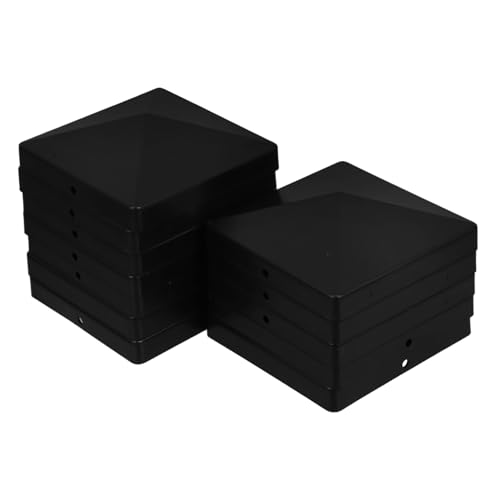Tapa cuadrada para vallas NUOBESTY en pack de 12, ideal para embellecer tu jardín y patio