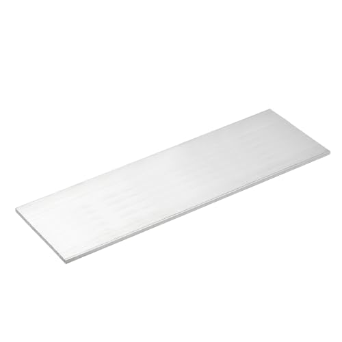 Image of uxcell Square Aluminum Flat Bar, 1 /4 inch Thick 3.5 inch Width 12 inch Length Square Aluminum Bar 6061 Aluminum Flat Plate, 5 x 90 x 305mm T6511 Solid New Mill Stock for Industrial Building