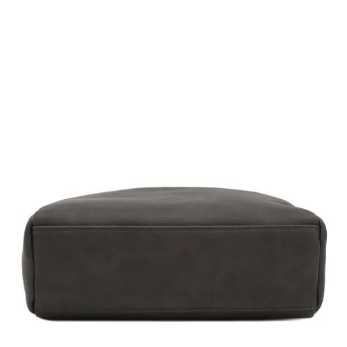 Image of FashionPuzzle Triple Zip Small Crossbody Bag