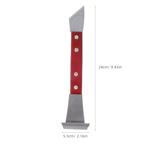 Herramienta para raspar corteza de árbol con mango de madera miniatura 2