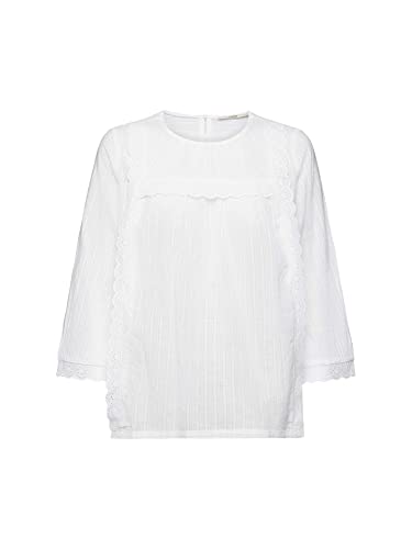 ESPRIT Damen 993EE1F309 Bluse, 100/WHITE, M