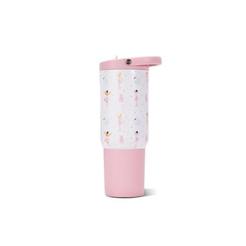 Image of HydroJug Sport 20 oz Insulated Stainless Steel Water Bottle, Ballerina