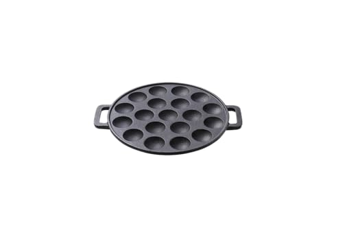 SKOTTSBERG Gusseisen Poffertjespfanne - Ø 24 cm – vorgebrannt & PFAS‑frei, robust & hitzebeständig, für Induktion, Gas, Ceran,Ofen & Grill SKOTTSBERG Gusseisen Poffertjespfanne - Ø 24 cm – vorgebrannt & PFAS‑frei, robust & hitzebeständig, für Induktion, Gas, Ceran,Ofen & Grill