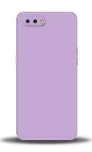 WUACYEAMING Custodia Compatibile con Oppo K1/Oppo R15x Case,con Protezione Fotocamera Cover Silicone Premium Liquido Custodia A prova di urti, cadute e impronte digitali-Viola