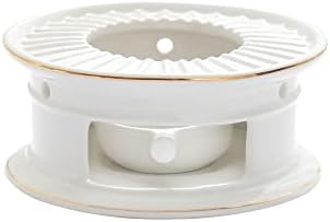 Teapot Warmers Ceramic Teapot Warmer Coffee and Milk Tea Warmer Tea Set(with Candle Hold)