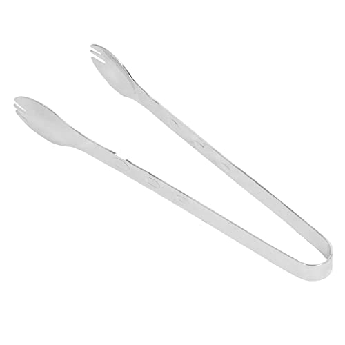 Pinze per il Ghiaccio per Secchiello del Ghiaccio, Pinze da in Acciaio Inossidabile Multiuso Pinze da Antiscivolo per Cubetti di Zucchero Ghiaccio Tea Party Coffee Bar Servire(Specchio)