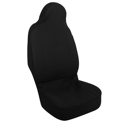 FUELHOOD シートカバー 車 運転席 ハイエース カーシートカバー 軽トラ ブランケット 軽自動車 SUV用 防水 耐久性 黒 内装パーツ アクセサリー