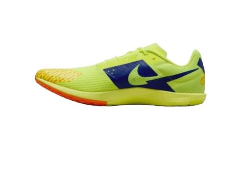 Nike Rival Waffle 6 Road and Cross-Country Racing Shoes (DX7998-701, Volt/Total Orange/Total Orange/Concord) Size 1.53