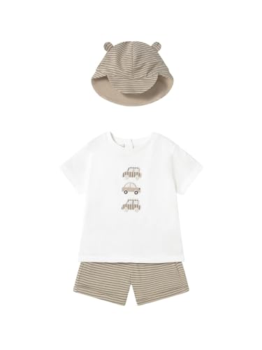 Conjunto de punto para bebé niño con gorro a juego de 12 meses (80cm) 1