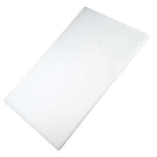 Tagliere in plastica extra grande – colore bianco: per prodotti da forno – codifica colore secondo HACCP – taglieri professionali Gastro – lavabile in lavastoviglie, ca. 45 x 30 cm – FMprofessional