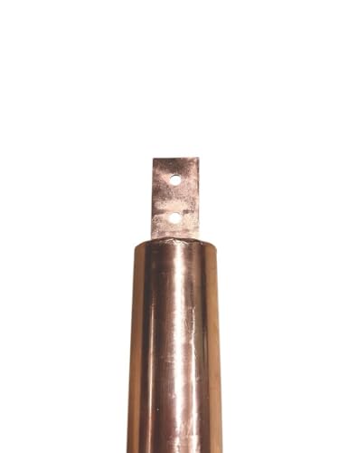 Image of Daystar Solutions Copper Bonded or Coated Earthing Electrode 1Meter 40 mm Diameter | 1 Meter Long Copper Bonded Strip is Present Filled with Bentonite Clay Compatible for Up to 5 KW of Load Capacity.