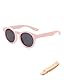 JUKOTA Baby Sonnenbrille,Sonnenbrille Kinder mit Verstellbar Silikonrahmen Kleinkind,UV400 Schutz,0-3 Jahre Polarisierte Kindersonnenbrille,Babysonnenbrillen für Jungen Mädchen(Rosa)