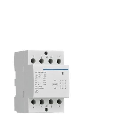 Contacteur 220V NCH8 40A haute durabilité pour gestion d'énergie résidentielle