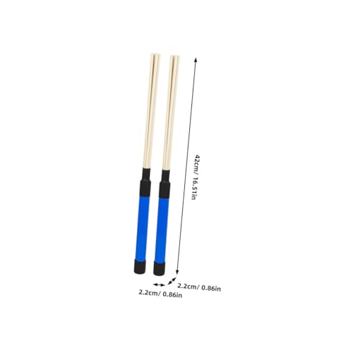 Baquetas para percusión ERINGOGO color azul de madera miniatura 2