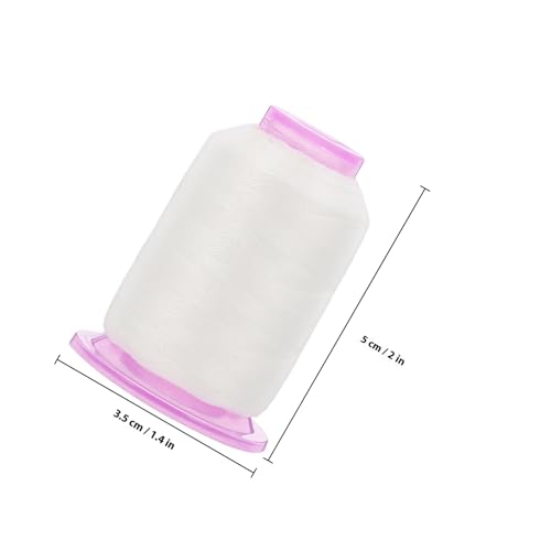 Hilo de Bordado Soluble en Agua GALPADA Blanco 500 Yardas miniatura 2