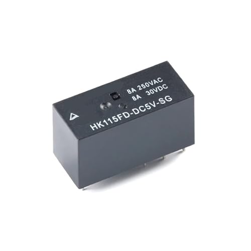 Relés HK115FD conversion de 8 pines con dos juegos de contactos conmutados DC 5V 12V 24V