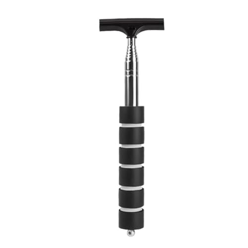 Rearview Mirror Wiper, Extendable Windshield Glass Scraper, Multifunctional Window Glass Cleaner for Car (Black)