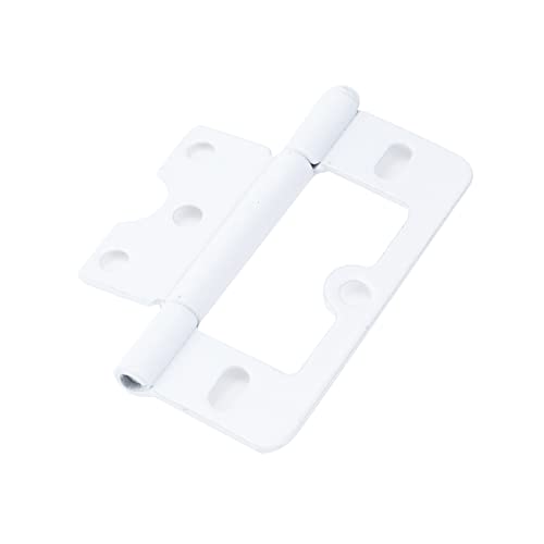 Pufguy Ball Bearing Hinges 3 Inch Non-Mortise Hinges Door Hinges Iron Hinges With Screws For Cabinet Gate Closet Furniture-8Pcs(White) #TOP3