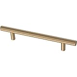 Franklin Brass Bar Cabinet Pull, Champagne Bronze, 5-1/16 (128mm) Drawer Handle, 5 Pack, P01026Z-CZA-B