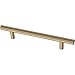 Solid Bar (5-Pack) Cabinet Handles 5-1/16' Hole Center Champagne Bronze Kitchen Drawer Pulls Dresser, Furniture Hardware - Franklin Brass P01026Z-CZA-B
