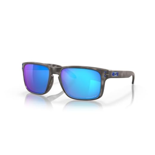Óculos de Sol Oakley Polarizado Holbrook 0OO9102 9102G7 Tam 55 / Preto Tartaruga - Lentes Prizm Sapphr Irid Polar