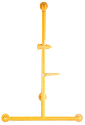 Montaje en pared Barras de Apoyo para baños Barandilla Booster Accesibilidad elevación Ducha WC Barra de baño Baño de Seguridad Antideslizante Viejo T Tipo Accesorios de baño (Color : A)