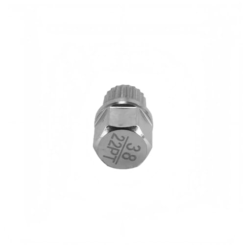 Enwye Autorad-Sicherheits-Radmuttern-Steckschlüsselkopf für 5er/3er/1er-Serie X1 X3 X5 X6 38/22PT Chrom-Molybdän-Stahl, verchromt