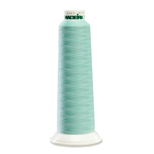 Madeira Poly Turquoise 2000YD Serger Thread miniatura 1