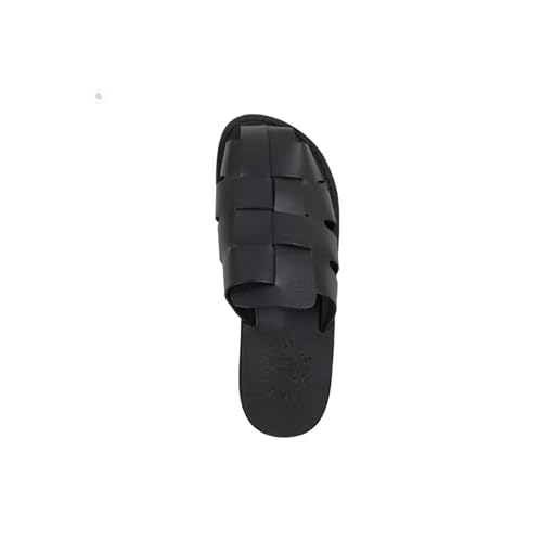 Sailor - Leather Braided Mule Slide - Men Sandals3