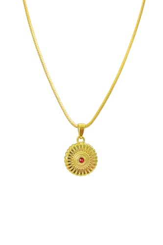 Image of Handicraft Kottage 1gm 22Ct gold plated Pandent /Necklace /Jewellery Set /Fashion jewellery /Chain for Women Girls