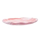 Baluue Keramik Schmuck Servierteller im skandinavischen Stil Marmoriert mit goldfarbener Umrandung Multifunktionales Aufbewahrungs Dekotablett für Schmuck Kosmetik und Speisen