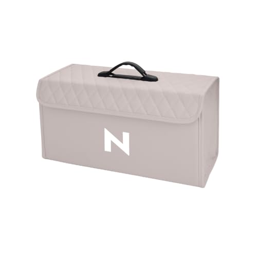 【ホンダ N シリーズ 専用】車 トランク 収納 ボックス N シリーズ 専用ロゴ ホンダ 新型 NBOX NONE NVAN NWGN 全グレード 車用 収納ケース ツールボックス 大容量 折り畳み可能 防汚 滑り止め 蓋付き 雑貨収納